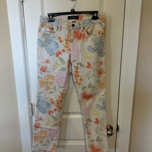 Lauren Ralph Lauren Floral Ankle Jeans - Multicolor